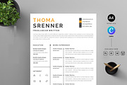 Resume Template Pack | Word, Pages, a Resume Template by Blackcloud_Creations (Thumbnail 4 of 7)