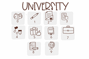 University| Symbols Fonts, a Symbol Font by Sirinart (Thumbnail 8 of 15)