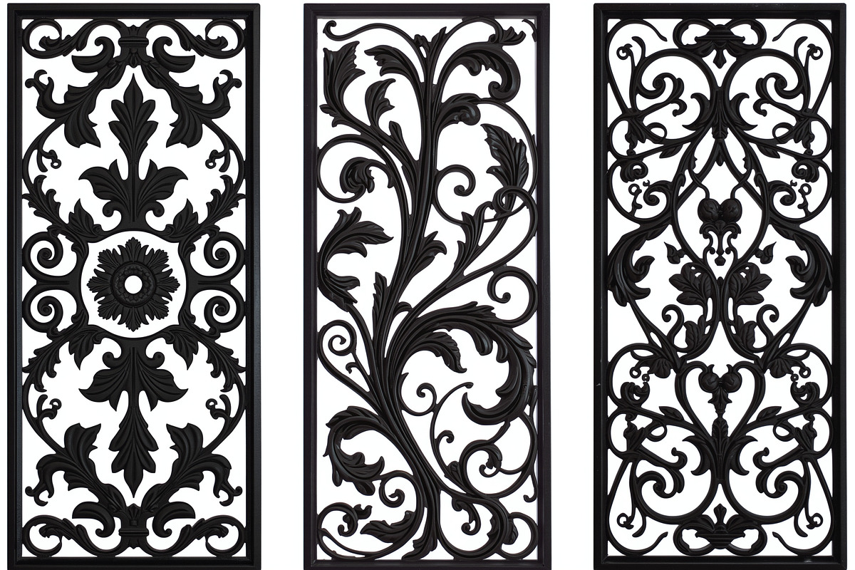Elegant Lasercut Panel Vector Bundle, an Illustration by yasushie (Photo 3 of 21)