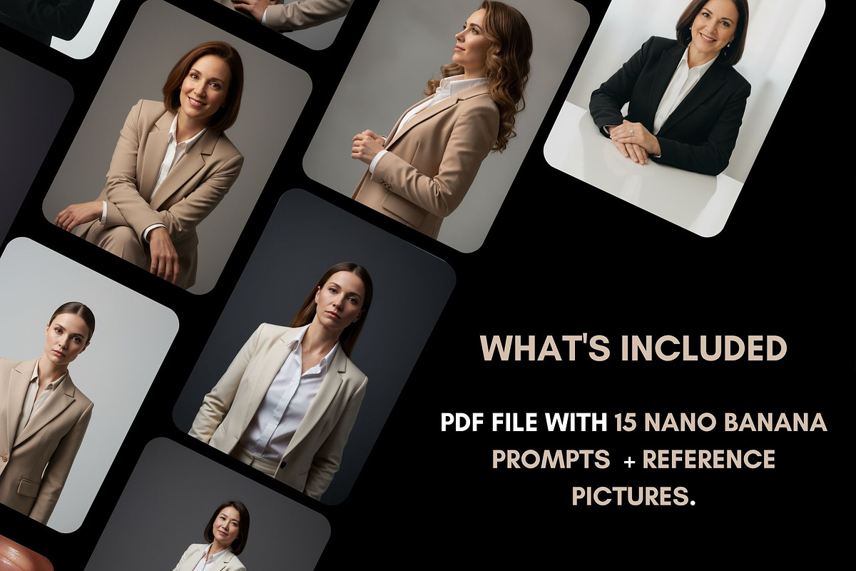 Women Headshot Professional Prompts, a Business Photo by Selenique Studio (Photo 2 of 9)