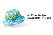 Bucket Hat Mockups, a Hat Mockup by rebrandy (Thumbnail 3 of 9)