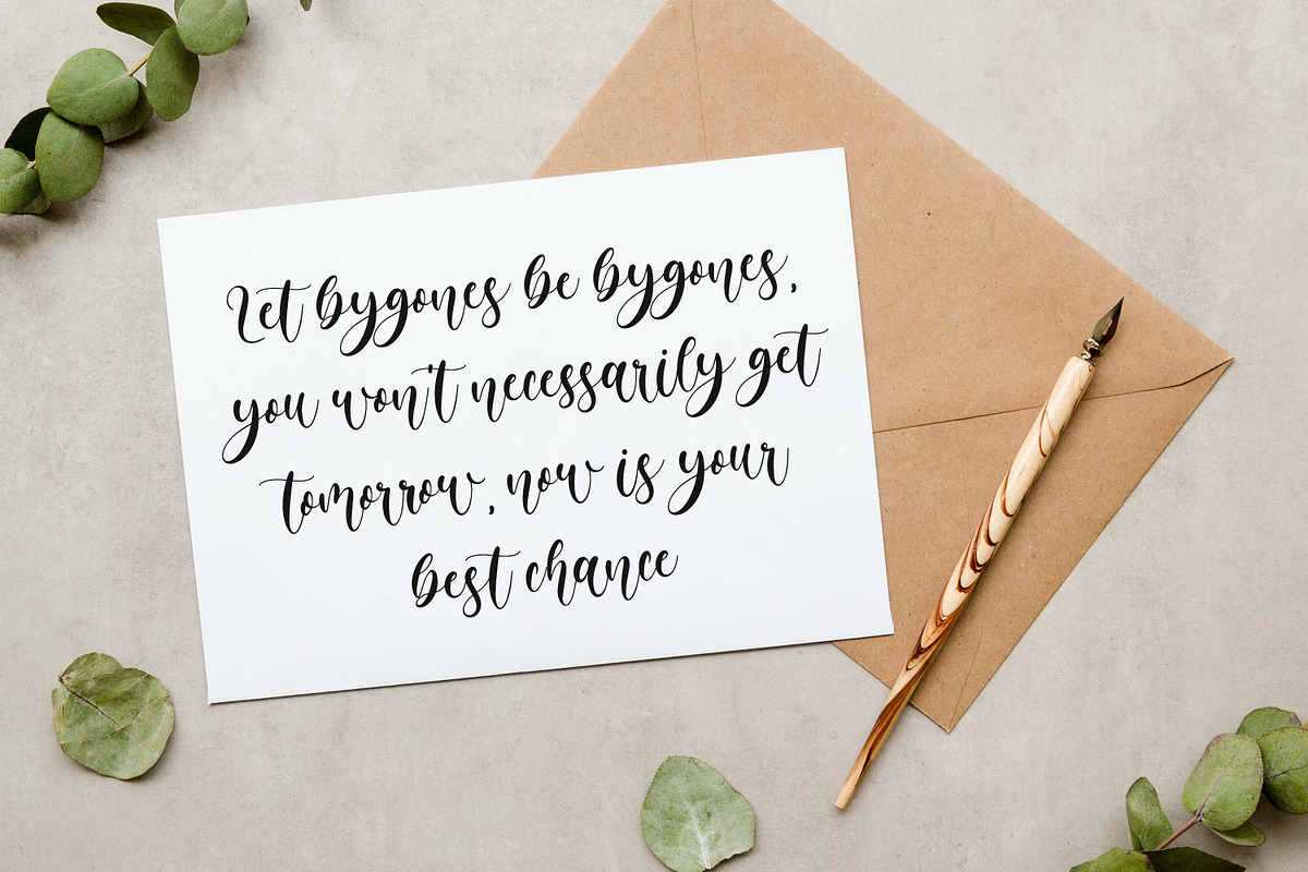 Melanista - Bouncy Script Font, a Script Font by Almarkhatype (Photo 2 of 10)