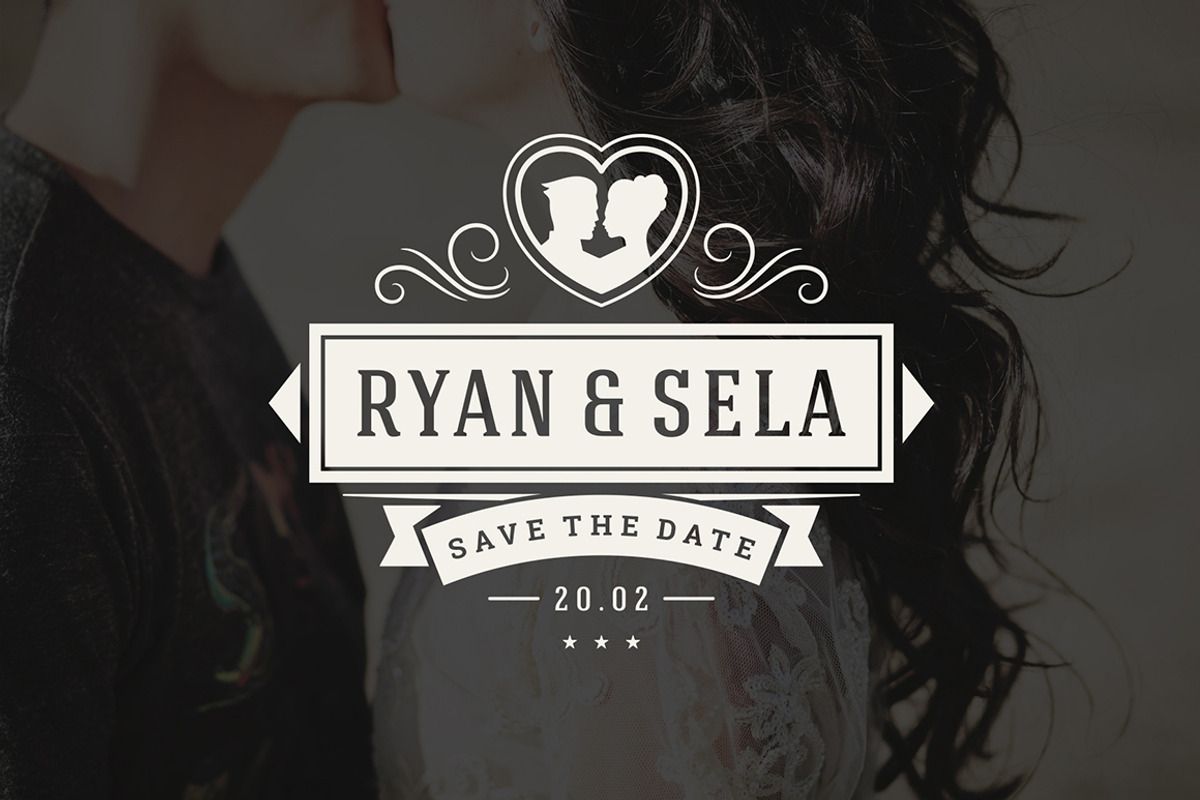 18 Wedding Logos and Badges, a Branding & Logo Template by Vasya Kobelev (Photo 12 of 15)