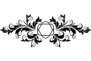 Vintage Floral Divider Bundle, a Decorative Illustration by Designer_Momina (Thumbnail 6 of 21)
