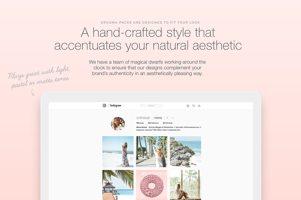 Instagram Pack | BERRY DOLL, a Social Media Template by exuuma (Photo 4 of 7)