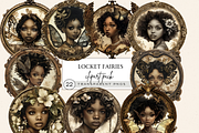 AFRICAN AMERICAN LOCKET FAIRY PNG, a Person Illustration by Daring Digies (Thumbnail 1 of 8)