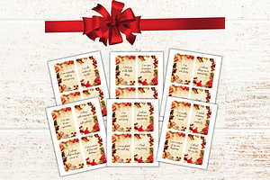 48 Christmas Affirmation Cards