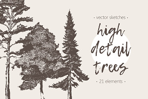 Big Collection Of High Detail Trees