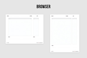 Printable UI Sketch Templates