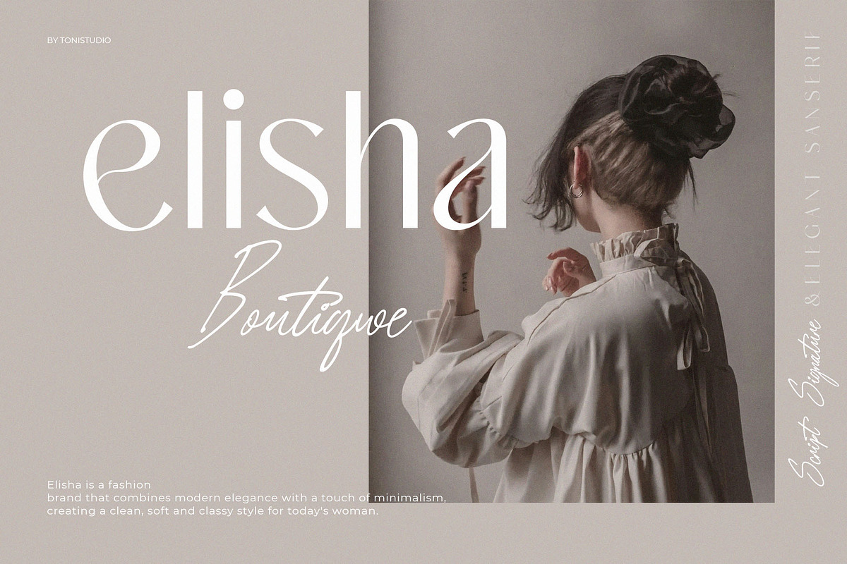 Dastin Mirelle - font duo, a Serif Font by ToniStudio (Photo 2 of 10)