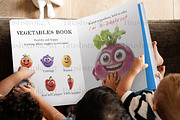 Cute Vegetables Clipart, Cute Carrot, a Food Illustration by BrushstrokeArtGB (Thumbnail 9 of 9)