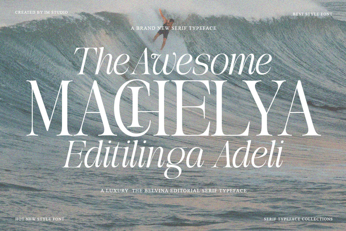 The Belvina Editorial 13 Font Style, a Serif Font by IM Studio (Photo 4 of 14)