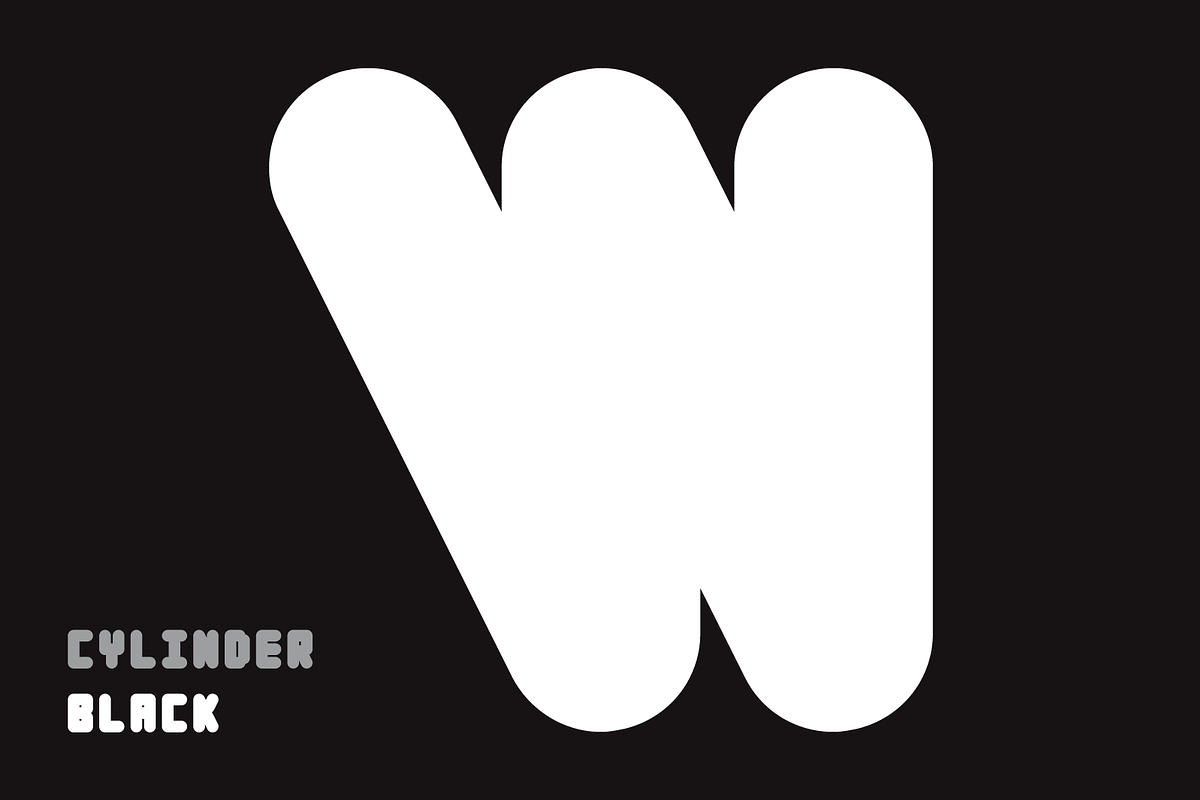 Cylinder Font Family | 4 Styles preview 6