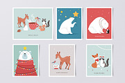 Furry Christmas - winter animals, an Animal Illustration by Marish (Thumbnail 4 of 9)