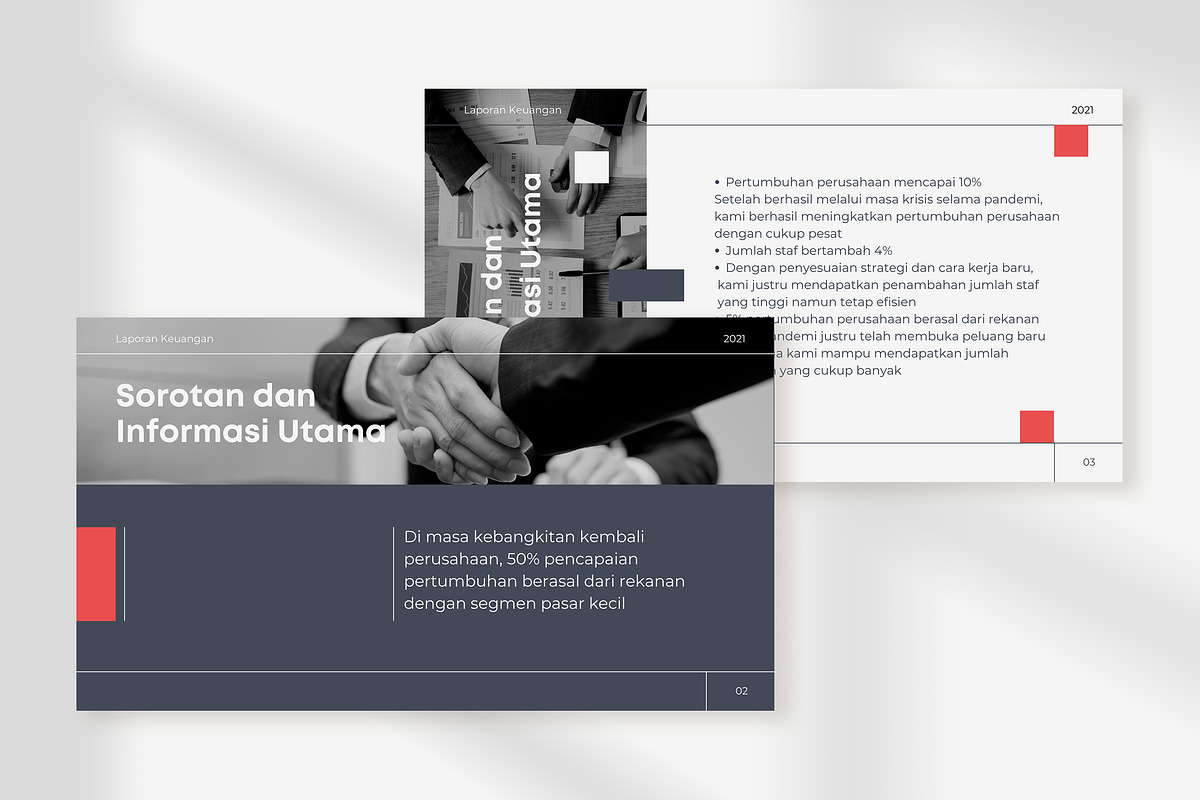 Financial Report Presentation, a Presentation Template by peterdraw (Photo 2 of 6)