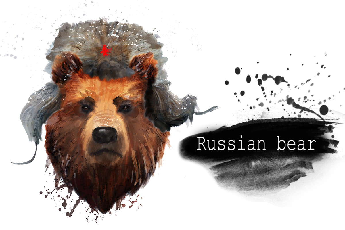 Set bear portraits .4 styles, an Animal Illustration by art_mouse (Photo 2 of 5)