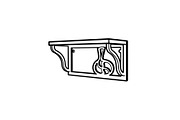 Wall Shelf Bracket Vector Bundle, an Illustration by Gaye Art (Thumbnail 32 of 51)
