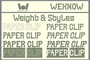 Paper Clip font, a Handwritten Font by weknow (Thumbnail 7 of 8)