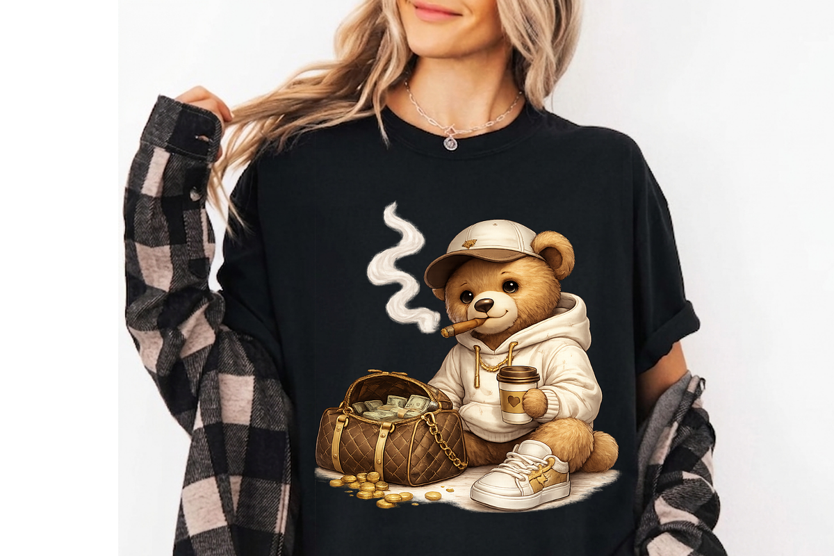Luxury Teddy Bear PNG, Designer Bear, a Graphic by Vector Portal (Photo 6 of 6)