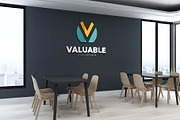 PSD Office Wall Logo Mockup, an Advertising Mockup by Ayy (Thumbnail 19 of 23)