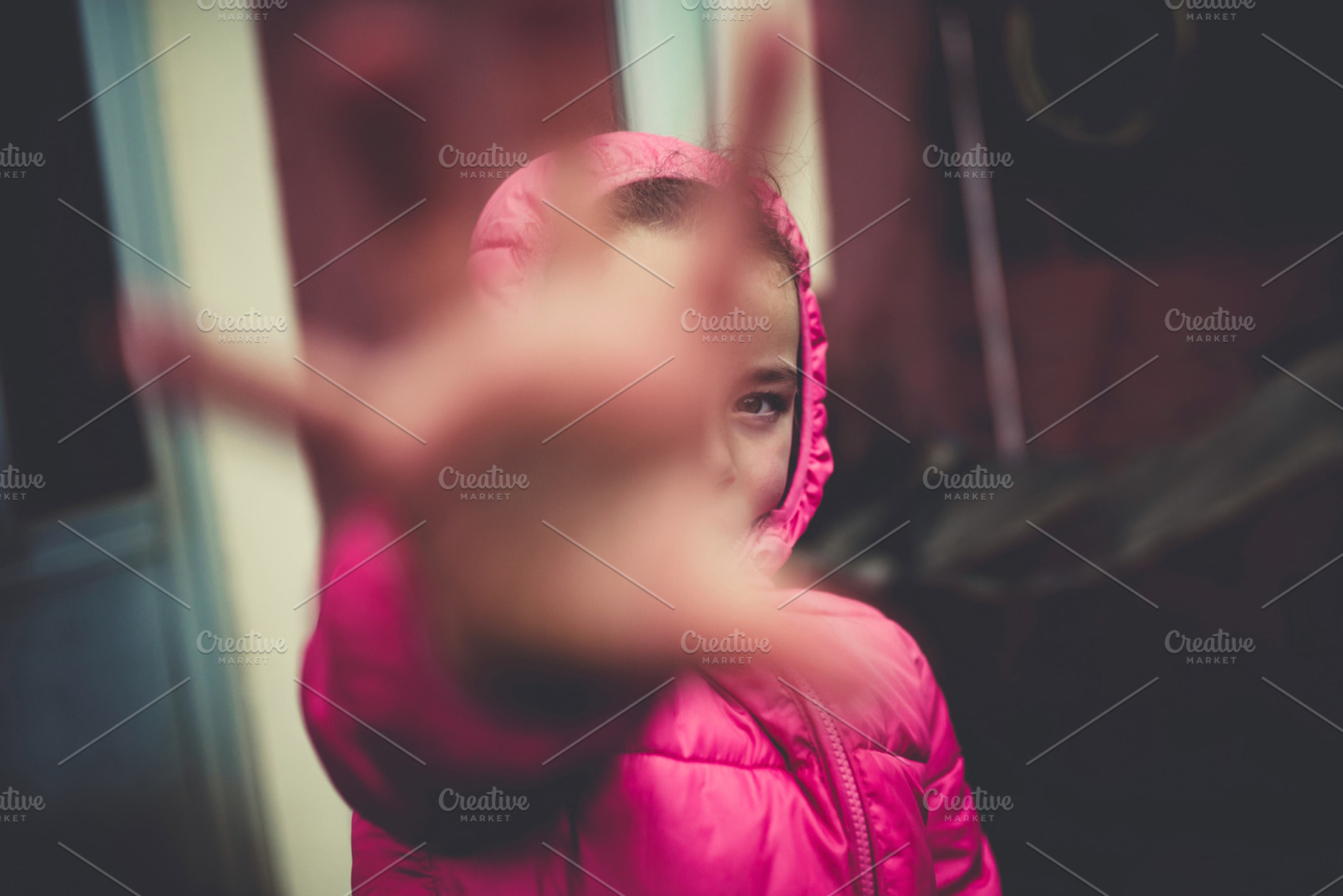 Little girl hiding her face, a Person Photo by Photoweb00
