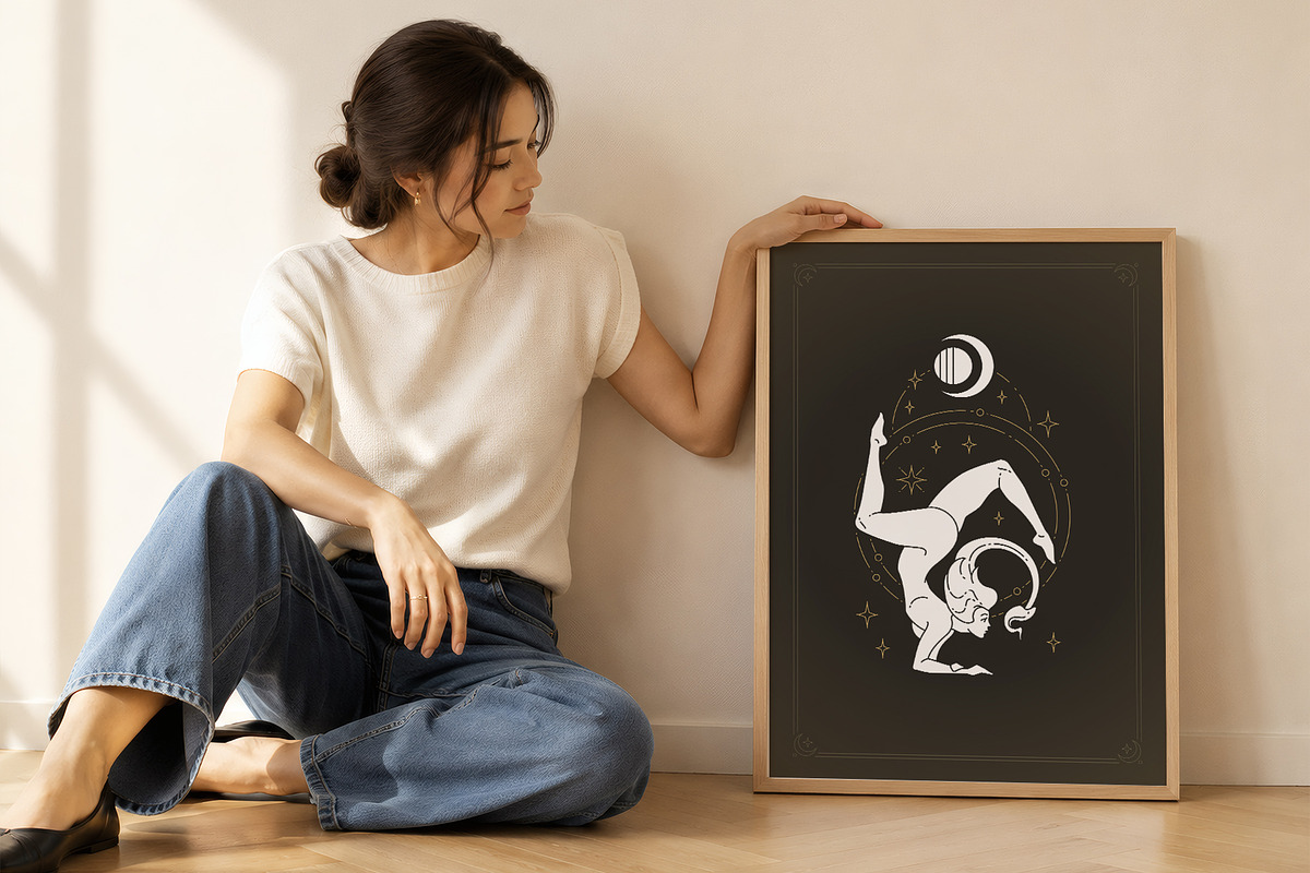Scorpio Zodiac Wall Art, a Person Illustration by Vasya Kobelev (Photo 7 of 7)