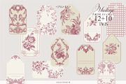 Vintage style Toile de Jouy, a Decorative Illustration by Collection by VY (Thumbnail 8 of 10)
