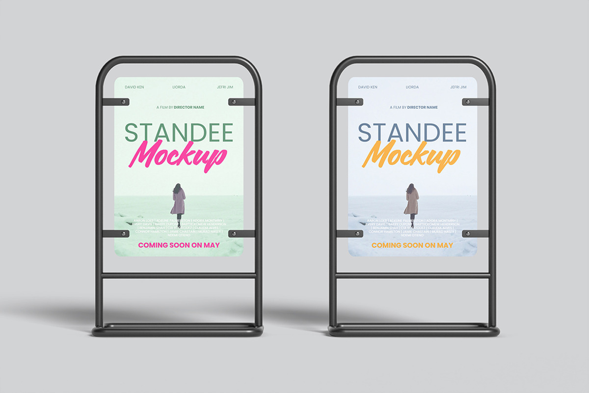 Promotion Standee Mockup, an Advertising Mockup by My Code Std (Photo 5 of 6)