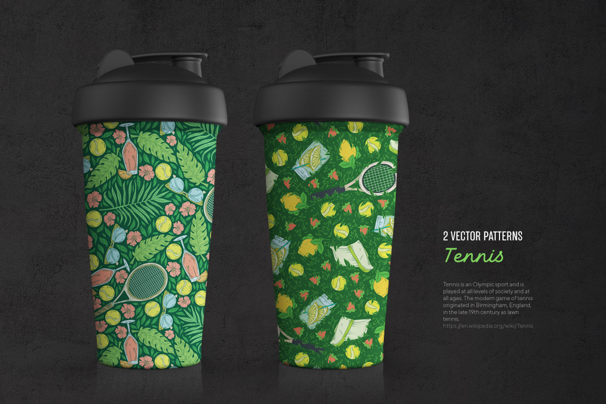 Summer Sports patterns, a Pattern Graphic by Piñata (Photo 4 of 12)