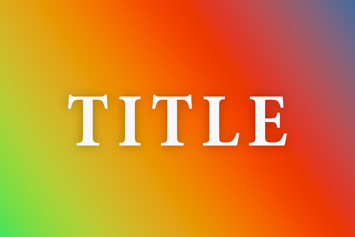 Adobe Photoshop rainbow gradient set, a Layer Style Add-On by TiveCreate (Photo 3 of 3)