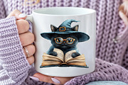 Halloween Reading Clipart, an Illustration by Pixels.Craft (Thumbnail 4 of 7)