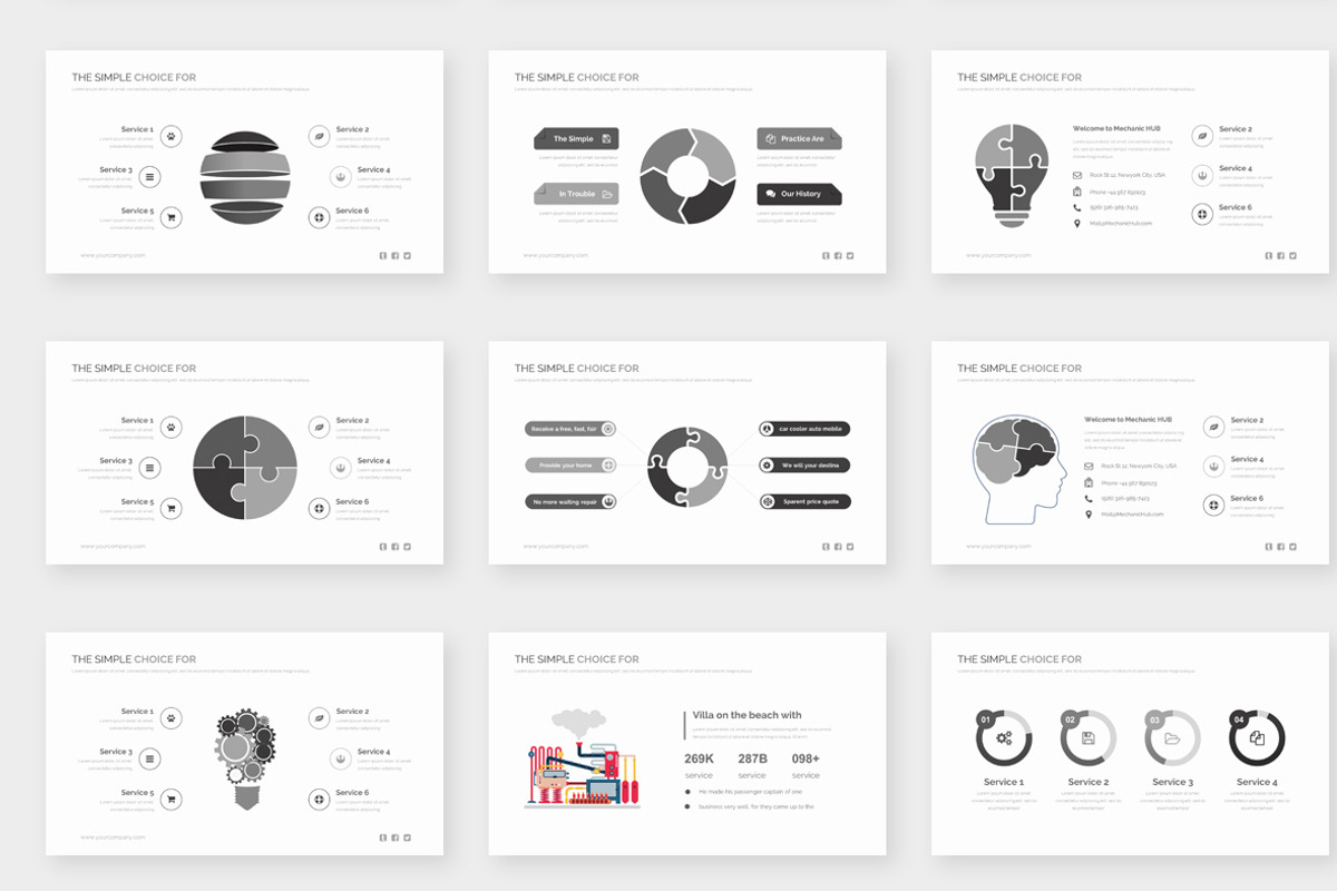 Hikari Creative Keynote Template, a Presentation Template by One Percent Studio (Photo 14 of 15)