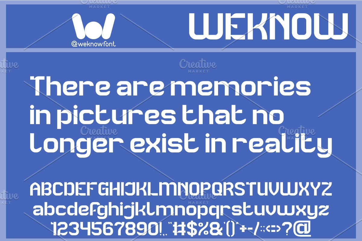 Slide Show font, a Sans Serif Font by weknow (Photo 3 of 8)