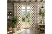Serene Pastel Grid Seamless Pattern, a Pattern Graphic by OwlAndFern (Thumbnail 7 of 11)