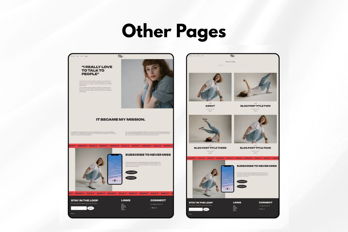 Squarespace 7.1 Podcast Website preview 5