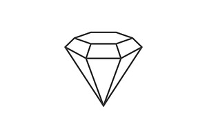 Diamond Outline Icon