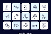 850 Business and Tech Doodle Icons, an Outline Icon by Vectors Market (Thumbnail 17 of 19)