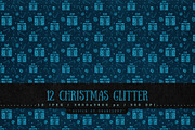12 Christmas Glitter Backgrounds, a Texture Graphic by Orange Fox (Thumbnail 4 of 5)