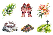 Easter Story Sublimation Clipart, an Illustration by CreationArt (Thumbnail 4 of 5)