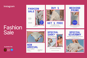 Fashion Sale Social Media Instagram, a Social Media Template by Spesifikstd