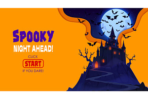 Halloween paper cut greetings