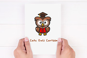 Owl graduation cap, Back to school, an Education Illustration by Noey smiley (Thumbnail 4 of 5)