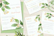 Floral Watercolor Wedding Suite, an Invitation Template by Love Design (Thumbnail 2 of 15)