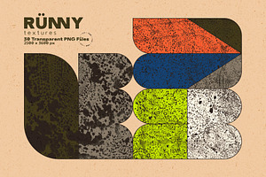 Runny 30 Transparent PNG Textures