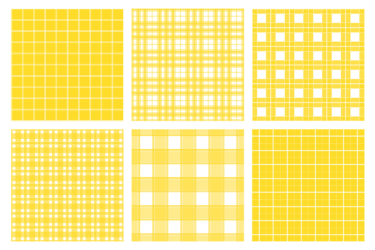 Yellow Buffalo plaid pattern, a Pattern Graphic by IrinaShishkova (Photo 2 of 7)