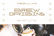 Brew Origins Font, a Sans Serif Font by Design Surplus (Thumbnail 1 of 4)