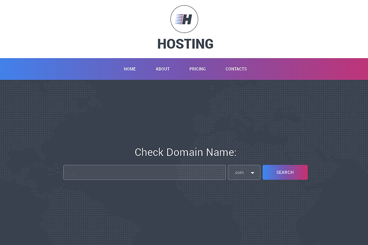 Hosting Responsive One Page Theme, a HTML Template by IceTemplates (Photo 1 of 3)