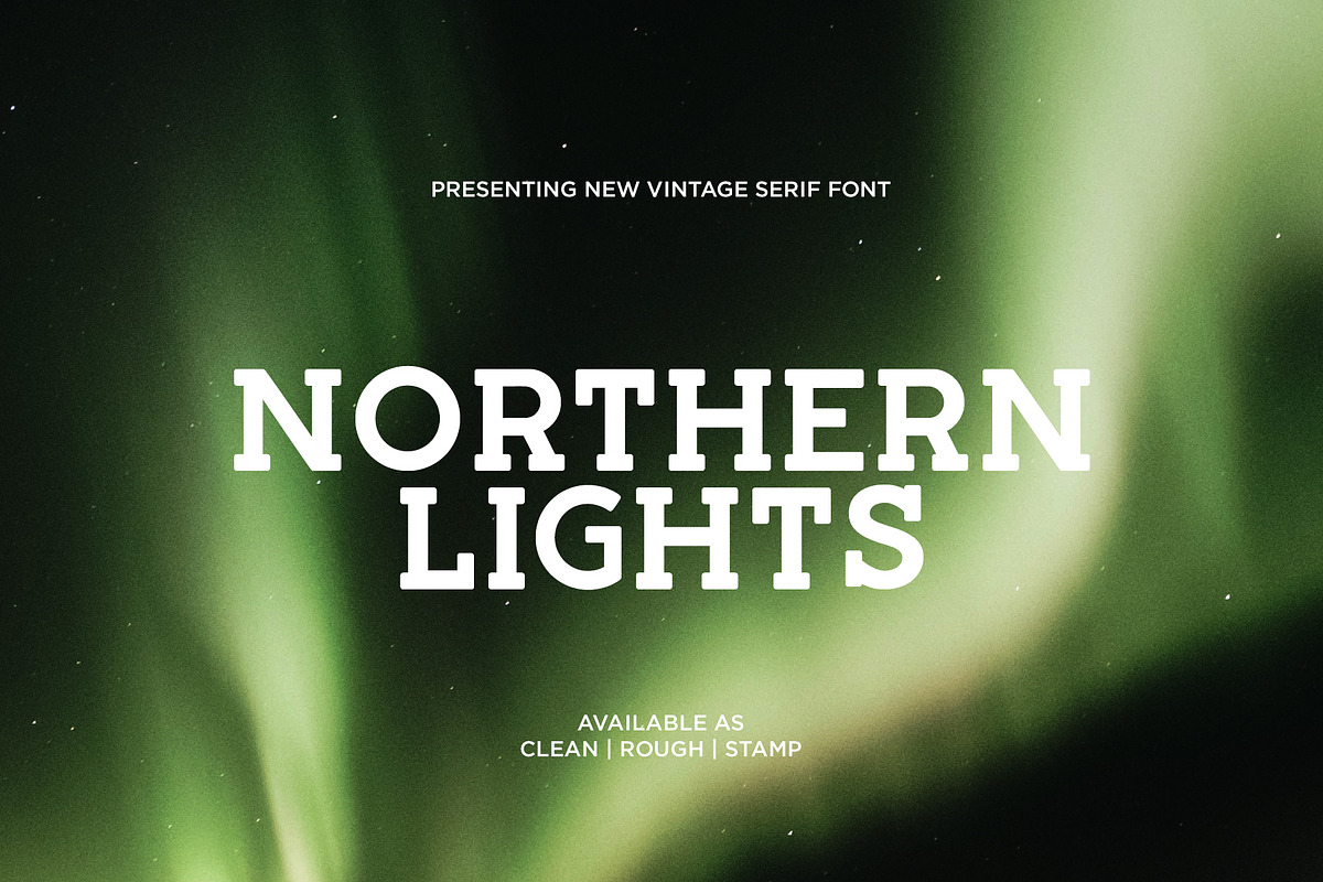 Northern Lights Font