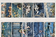 DENIM FANTASY JUNK JOURNAL PAGES, a Person Illustration by Daring Digies (Thumbnail 3 of 8)