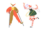 Carnival and circus artists set, a Person Illustration by Good Studio (Thumbnail 9 of 12)